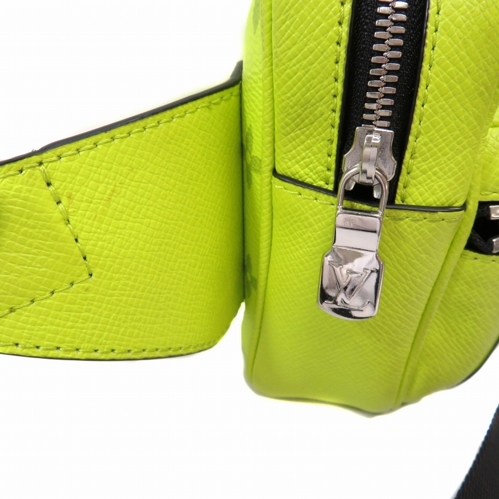 LOUIS VUITTON Bumbag Taigarama Waist Bag Yellow Clutch - Picture 8 of 11